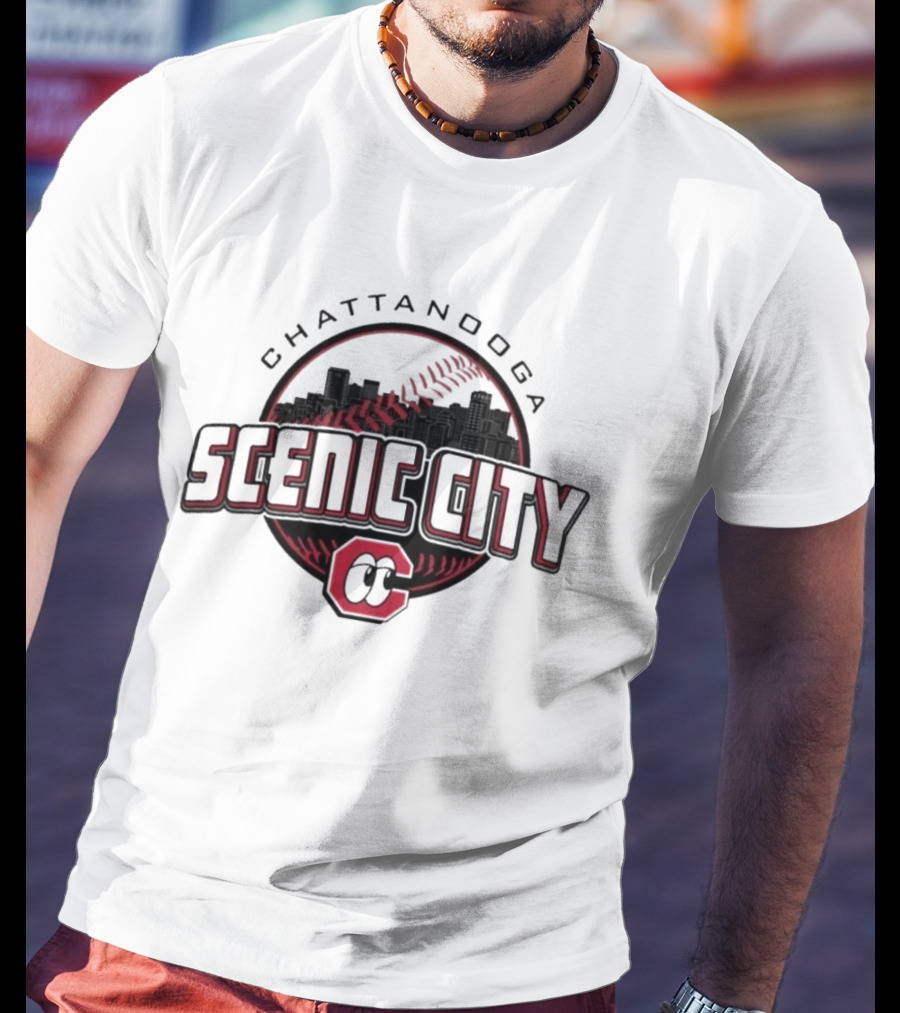 Chattanooga Scenic City Baseball CC Skyline T-Shirt