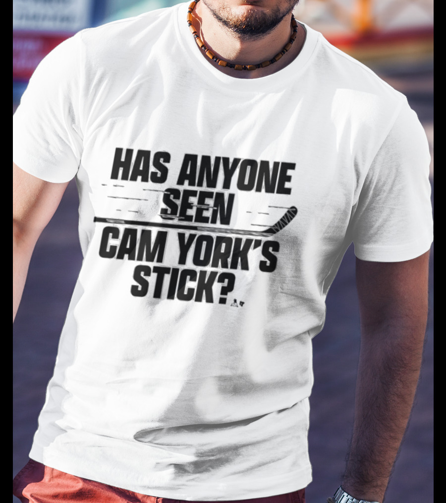 Has Anyone Seen Cam York's Stick Fun Hockey Question T-Shirt