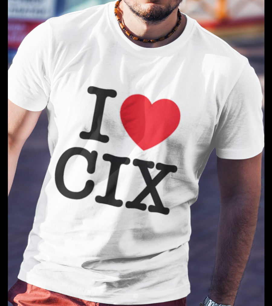 I Love CIX Fan Merchandise With Heart T-Shirt