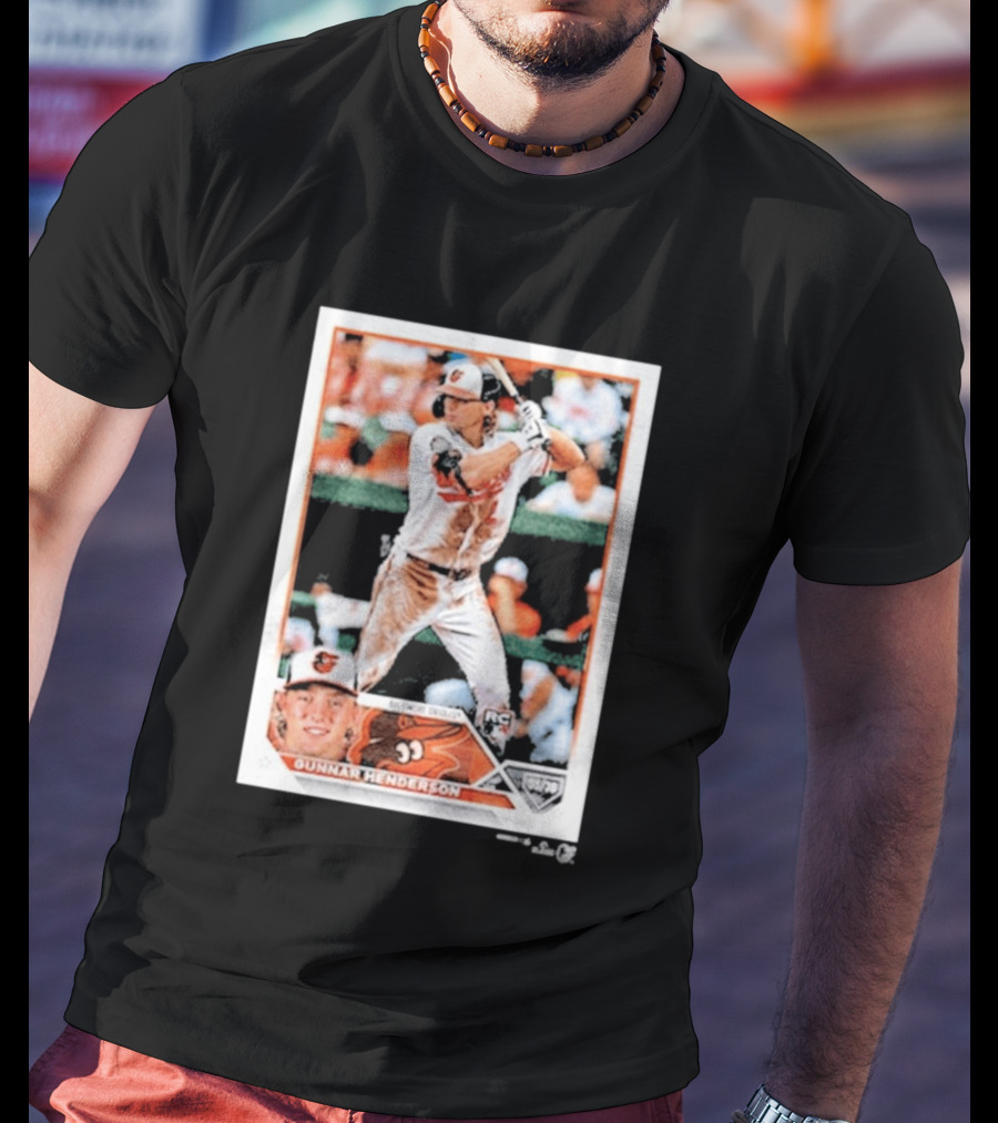 Baltimore Orioles Gunnar Henderson 2026 Rookie Card T-Shirt
