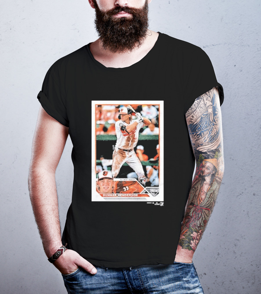 Baltimore Orioles Gunnar Henderson 2026 Rookie Card T-Shirt