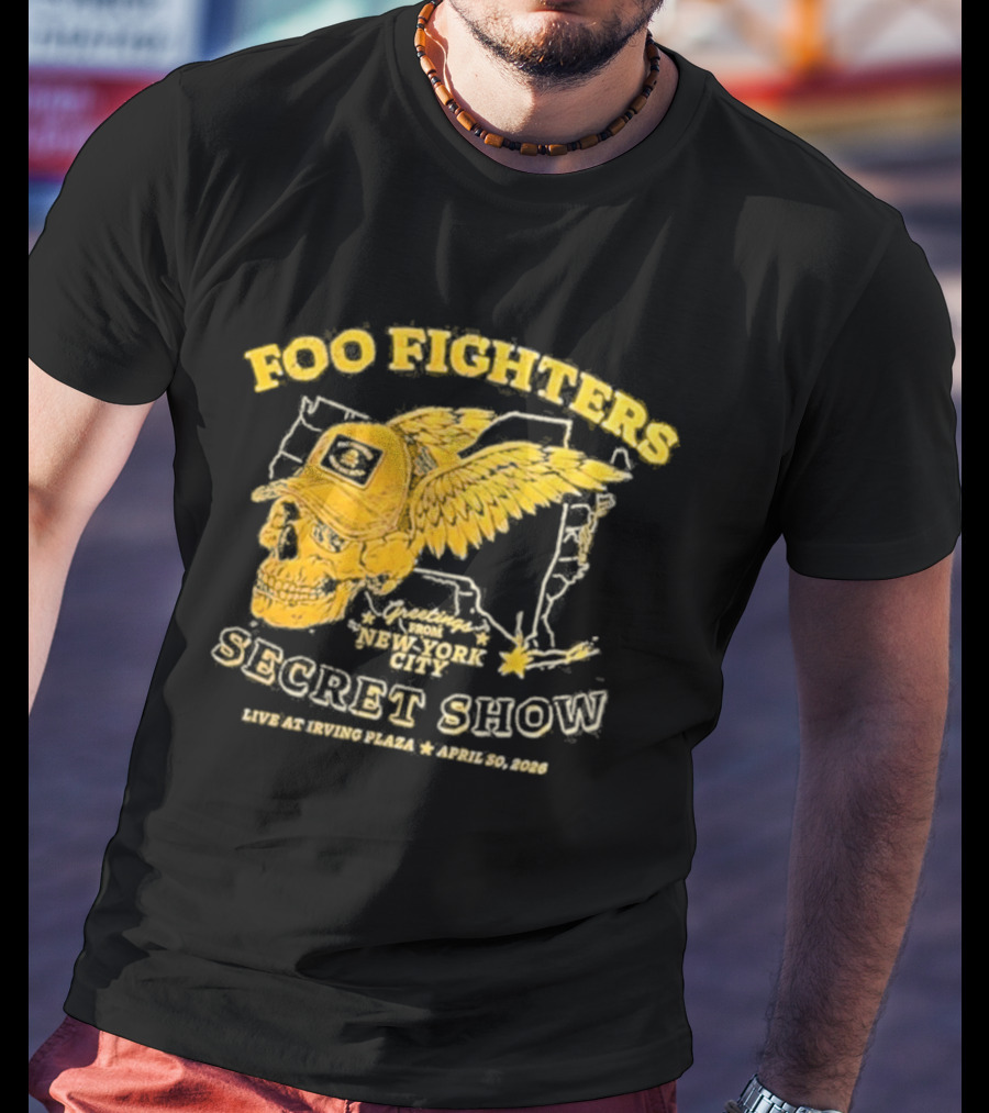 Foo Fighters Secret Show New York City Live At Irving Plaza April 30 2026 T-Shirt
