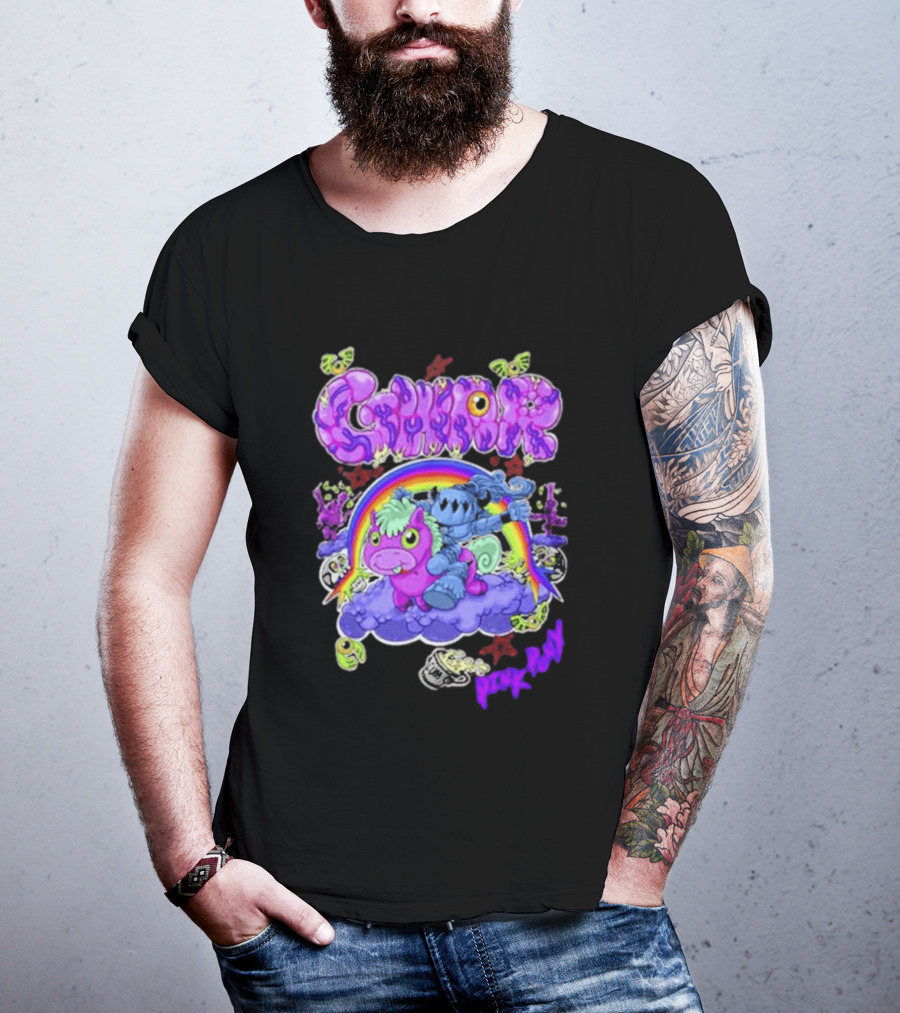 Gwar Pink Pony Club Rainbow Fantasy Adventure T-Shirt