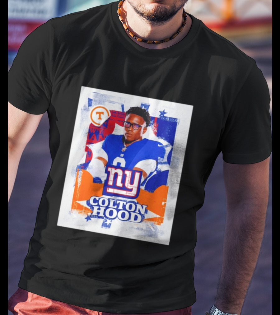 Colton Hood New York Giants 2026 Draft NY Giants Football T-Shirt