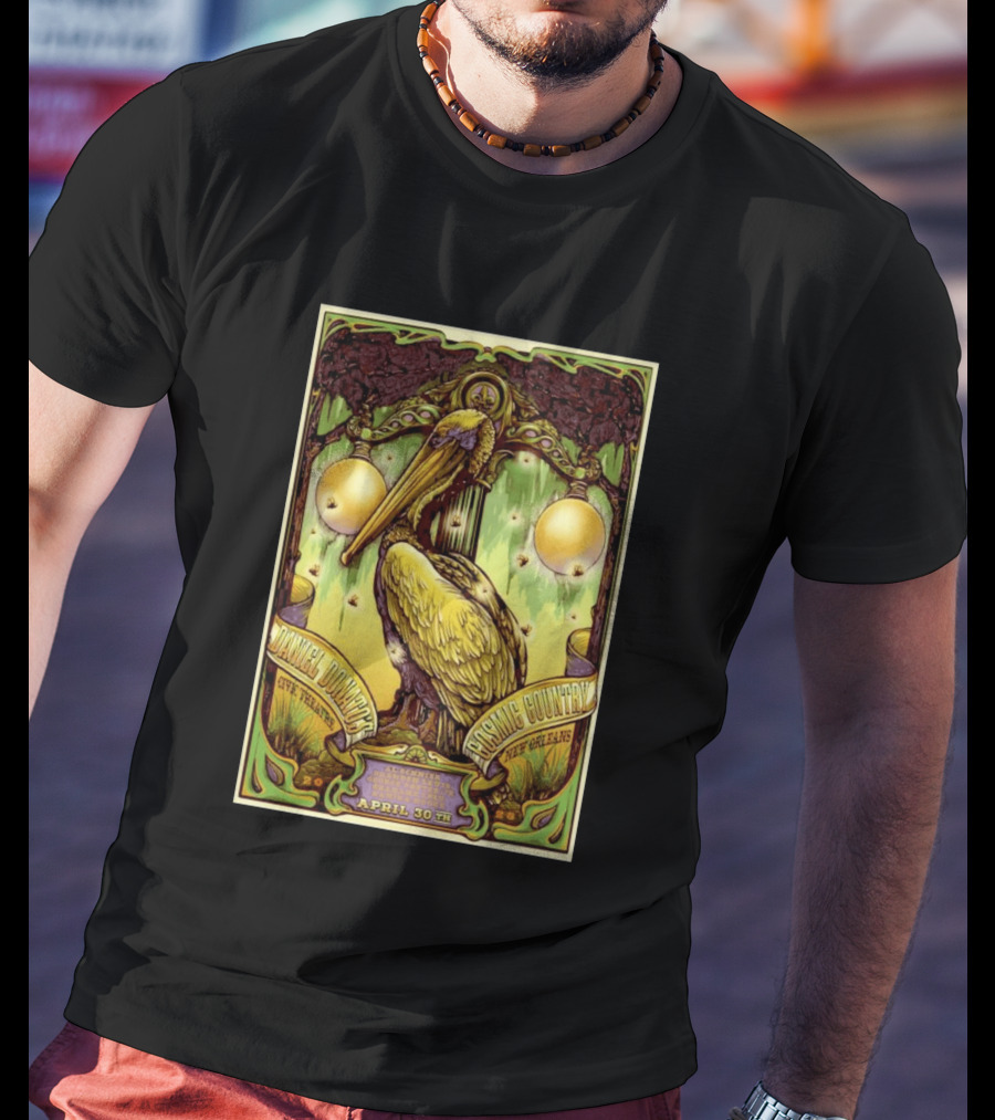 Daniel Donato's Cosmic Country Pelican Civic Theatre April 30 New Orleans 2026 T-Shirt