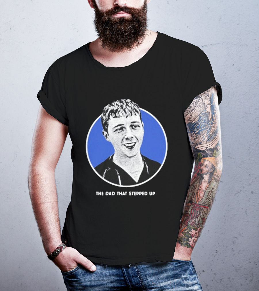 Huckleberry Finn The Dad That Stepped Up Vintage Style Circle T-Shirt