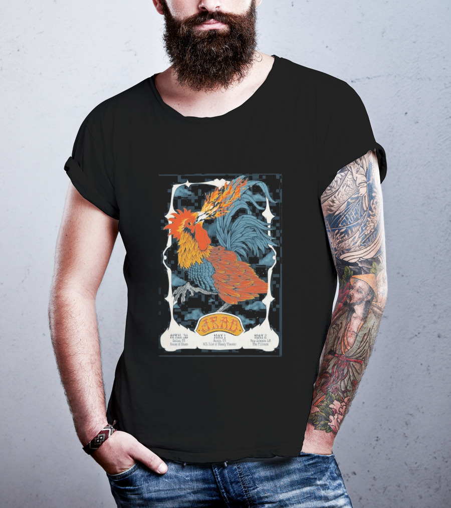 Joe Russo's Almost Dead Rooster Tour April 30 Dallas 2026 House Of Blues T-Shirt