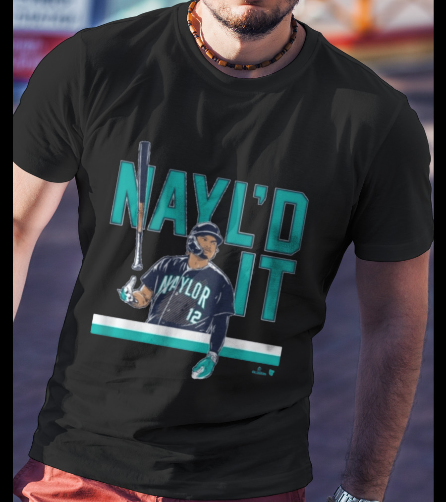 Josh Naylor Nayl'd It Bat Flip Baseball Player Number 12 T-Shirt