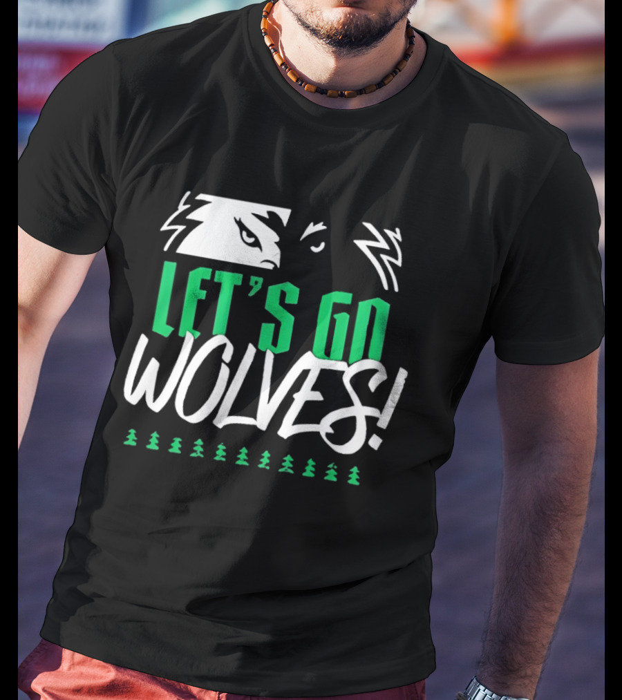Let's Go Wolves Minnesota Timberwolves Basketball Team Excitement T-Shirt