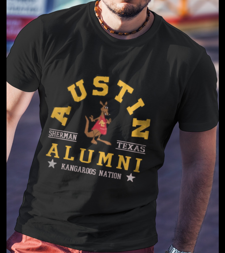 Austin Sherman Texas Alumni Kangaroos Nation T-Shirt