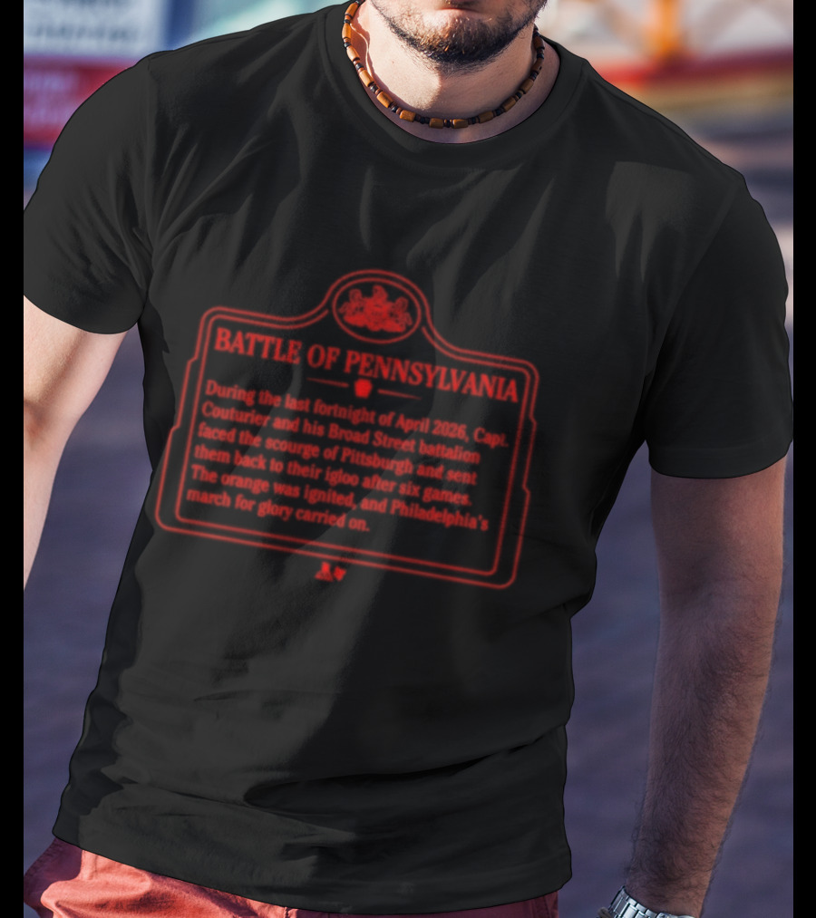 Philadelphia Flyers Battle Of Pennsylvania Hockey Rivalry Since 1967 T-Shirt