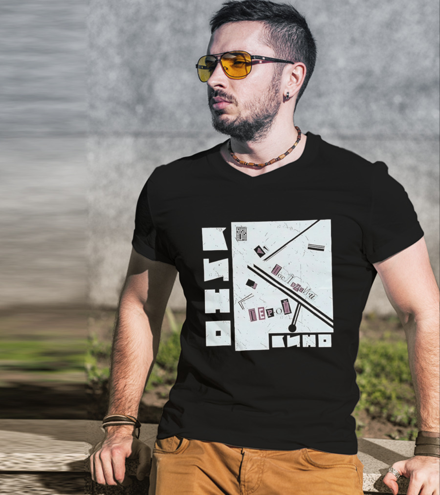 Posledniy Geroy Kino Soviet Rock Band 1989 Album Cover T-Shirt