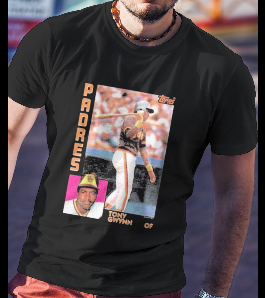San Diego Padres Tony Gwynn 2026 Topps Baseball Card T-Shirt