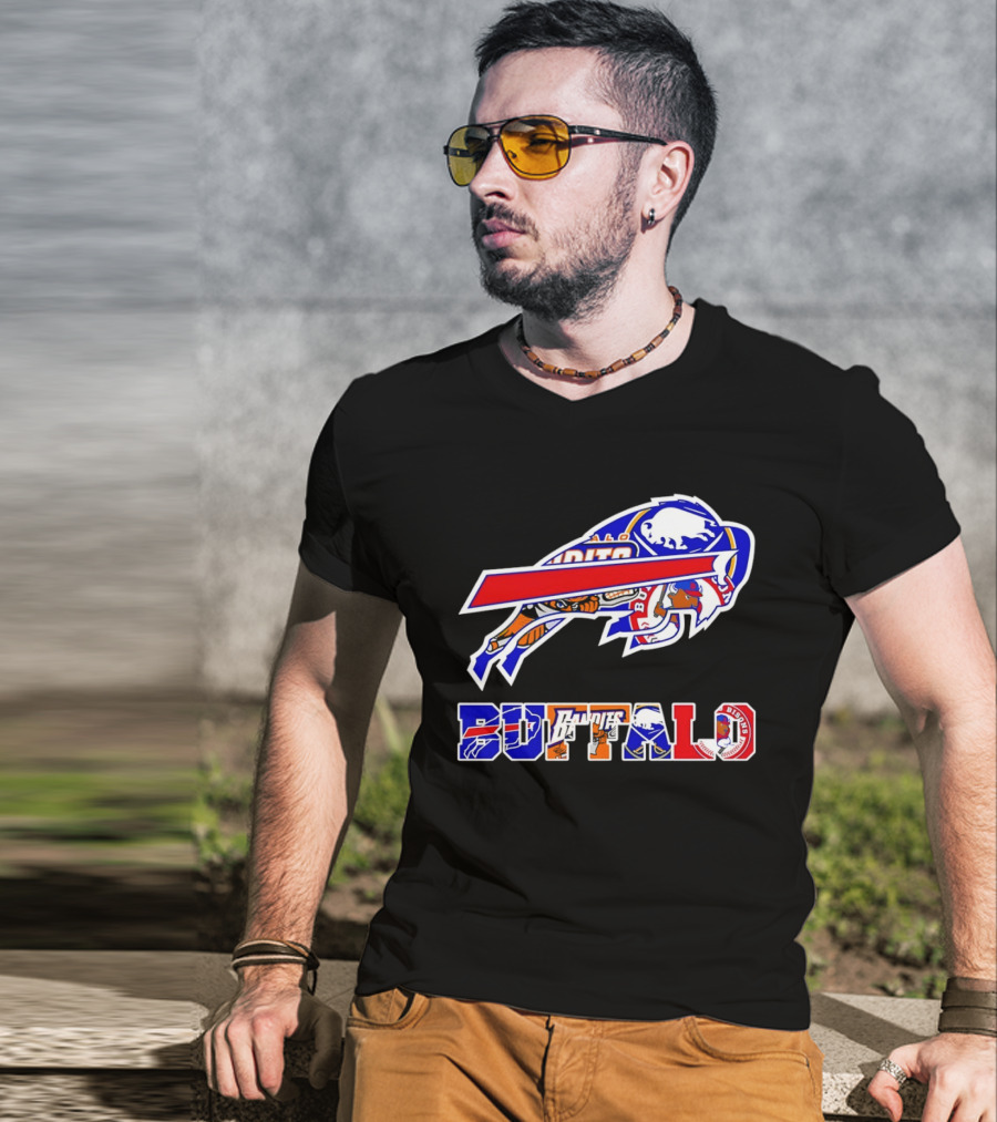 Several Buffalo Bills And New York Teams T-Shirt