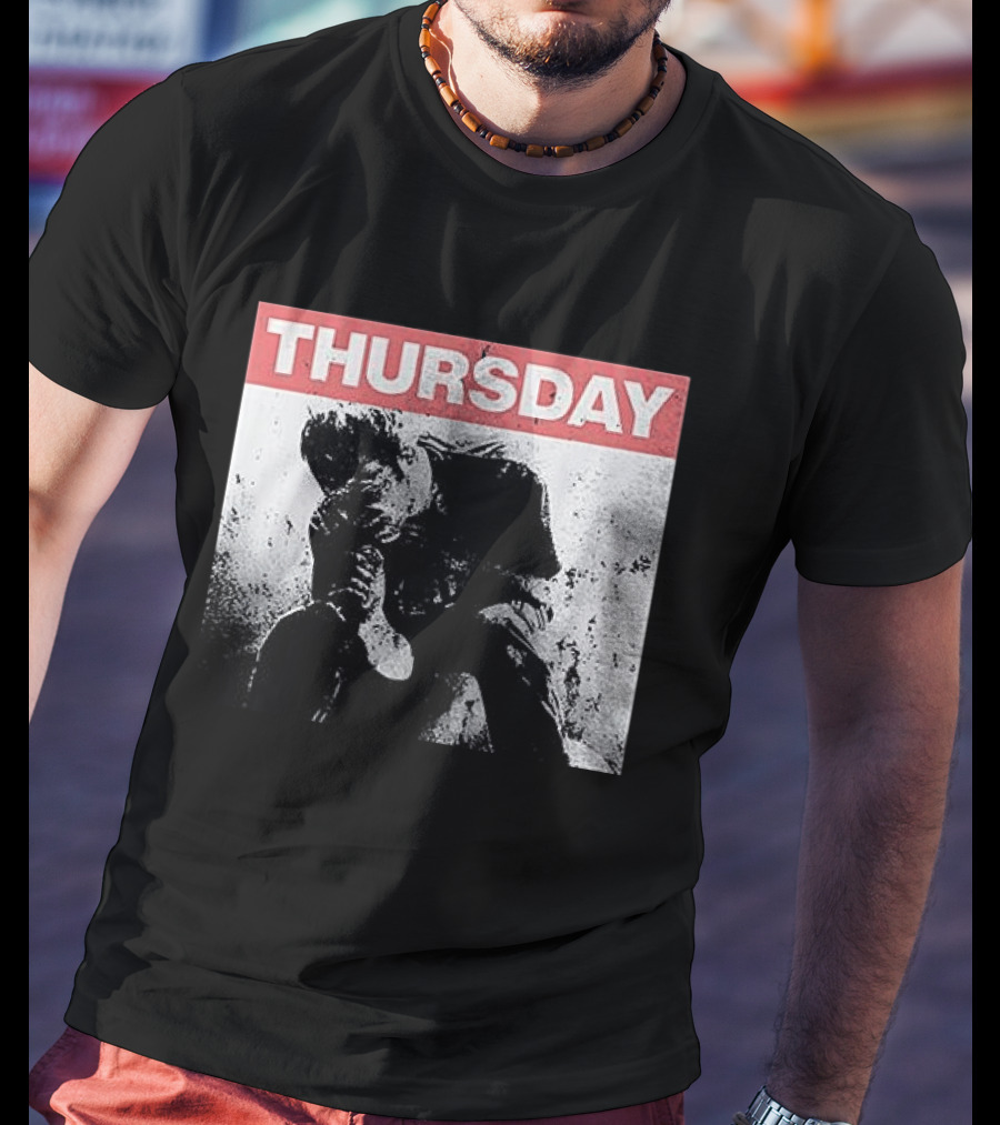 Thursday Sitting Alone In The Dark Of The Stadium Grunge T-Shirt