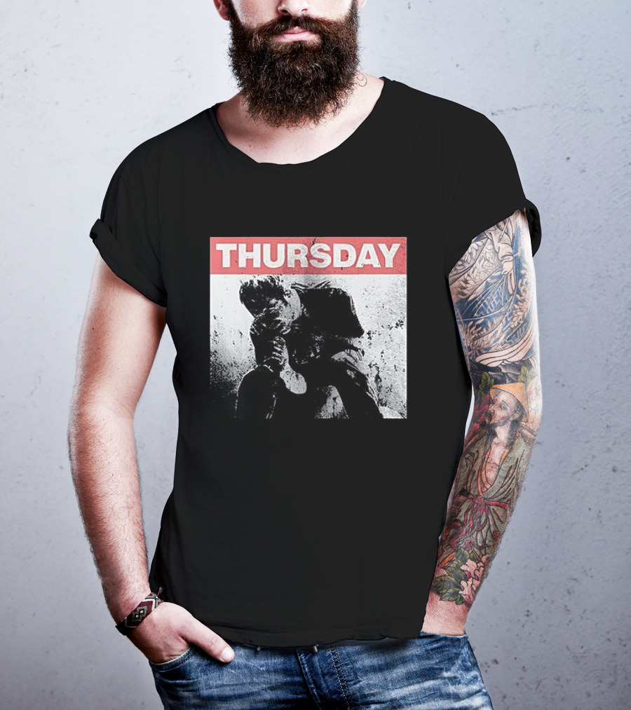Thursday Sitting Alone In The Dark Of The Stadium Grunge T-Shirt