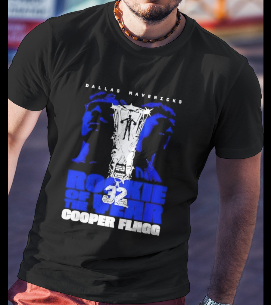 Dallas Mavericks Rookie Of The Year 2026 Cooper Flagg 32 T-Shirt