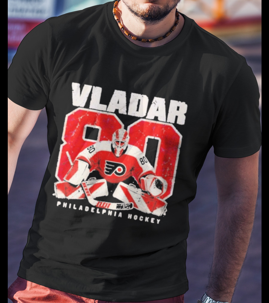 Vladar 80 Philadelphia Hockey T-Shirt