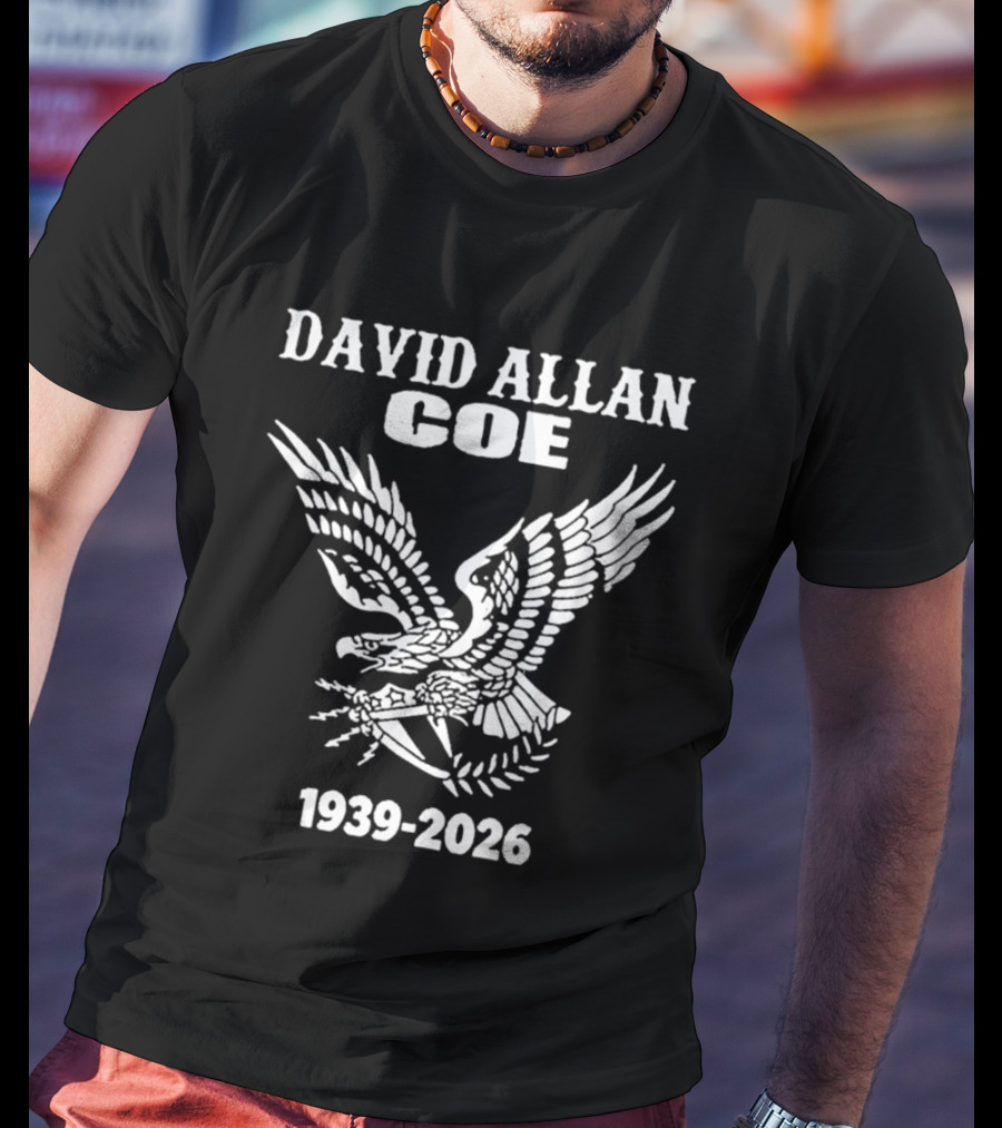 David Allan Coe 1939 2026 Eagle T-Shirt
