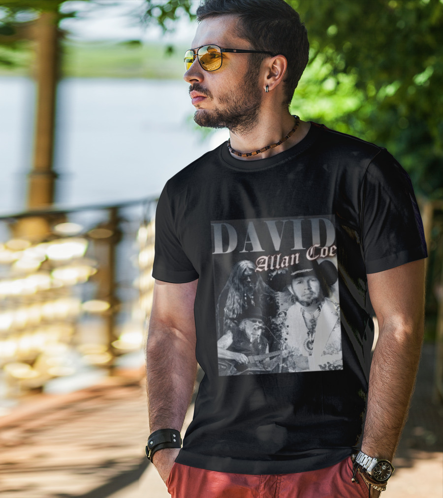 David Allan Coe Iconic Country Music Legend Images T-Shirt