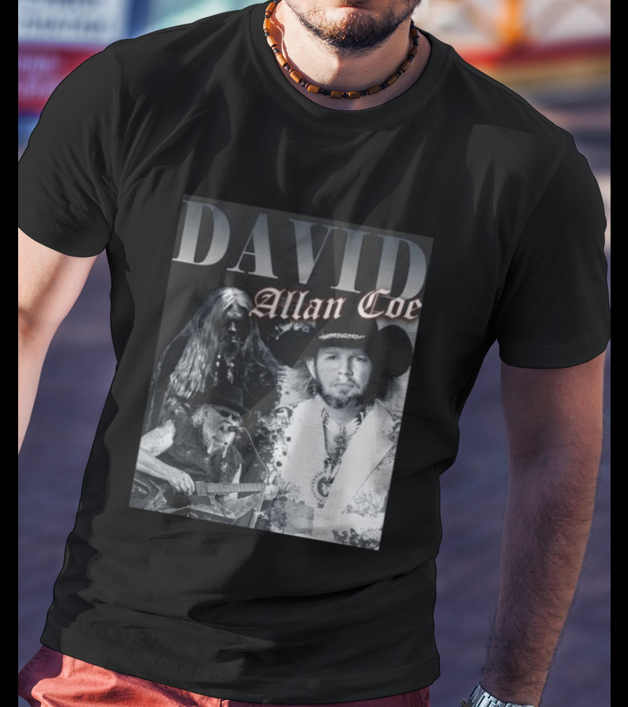 David Allan Coe Iconic Country Music Legend Images T-Shirt