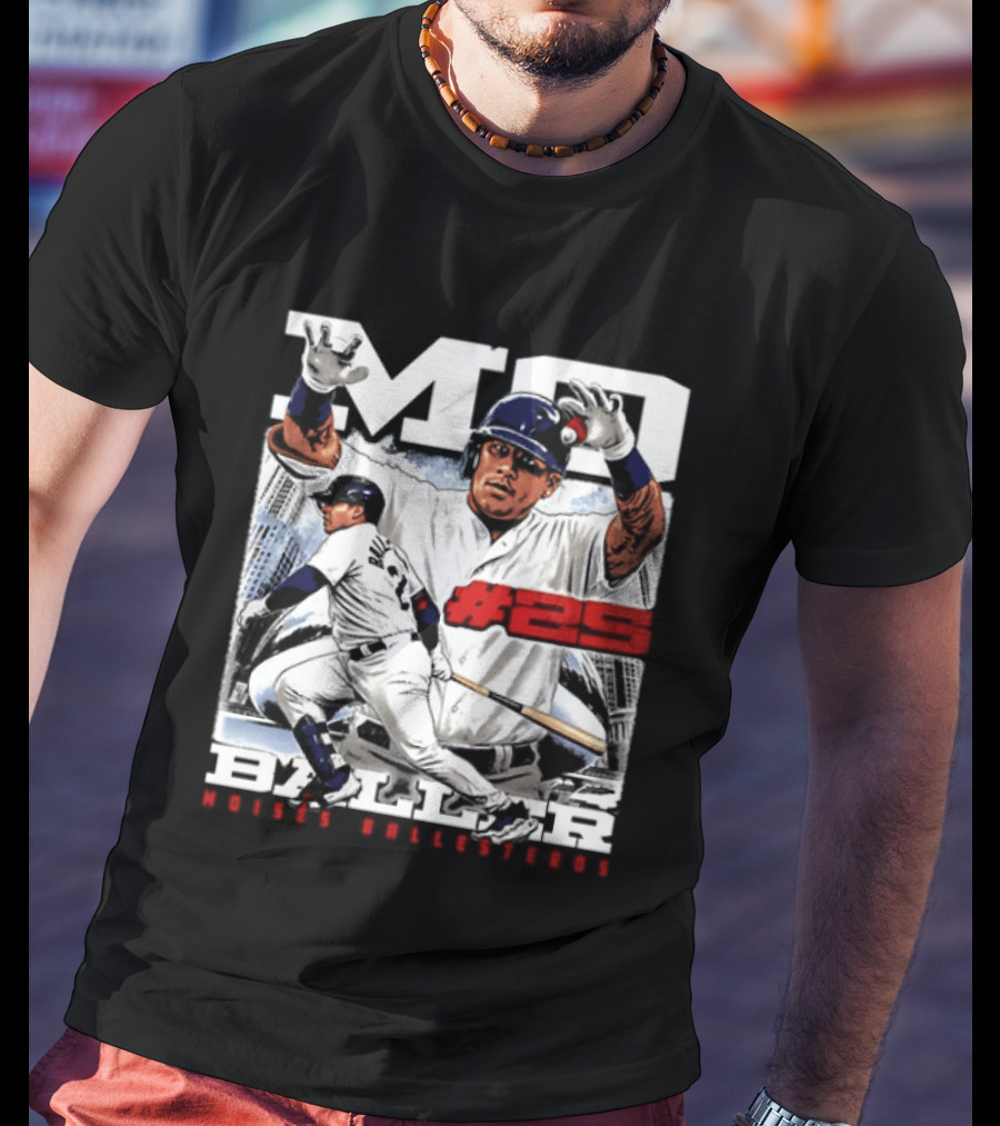 Moises Ballesteros Chicago Cubs MLB 2026 MD T-Shirt