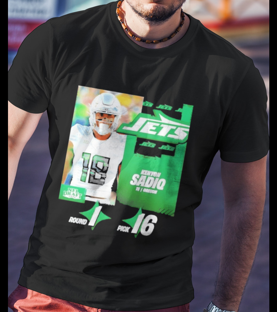 New York Jets Draft Kenyon Sadiq Pick 16 Round 1 2026 NFL Draft T-Shirt