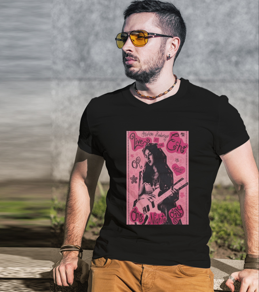 Olivia Rodrigo Live At The Echo April 24 2026 One Night Only T-Shirt