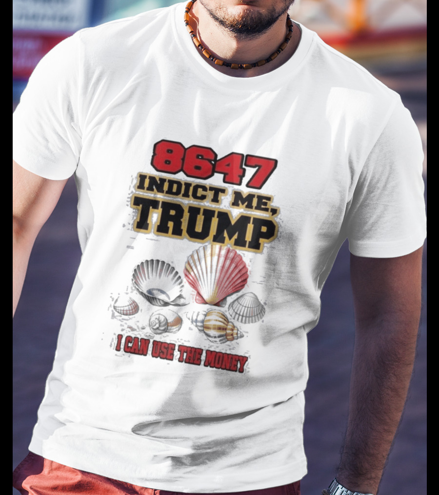 8647 Indict Me Trump I Can Use The Money Shells T-Shirt