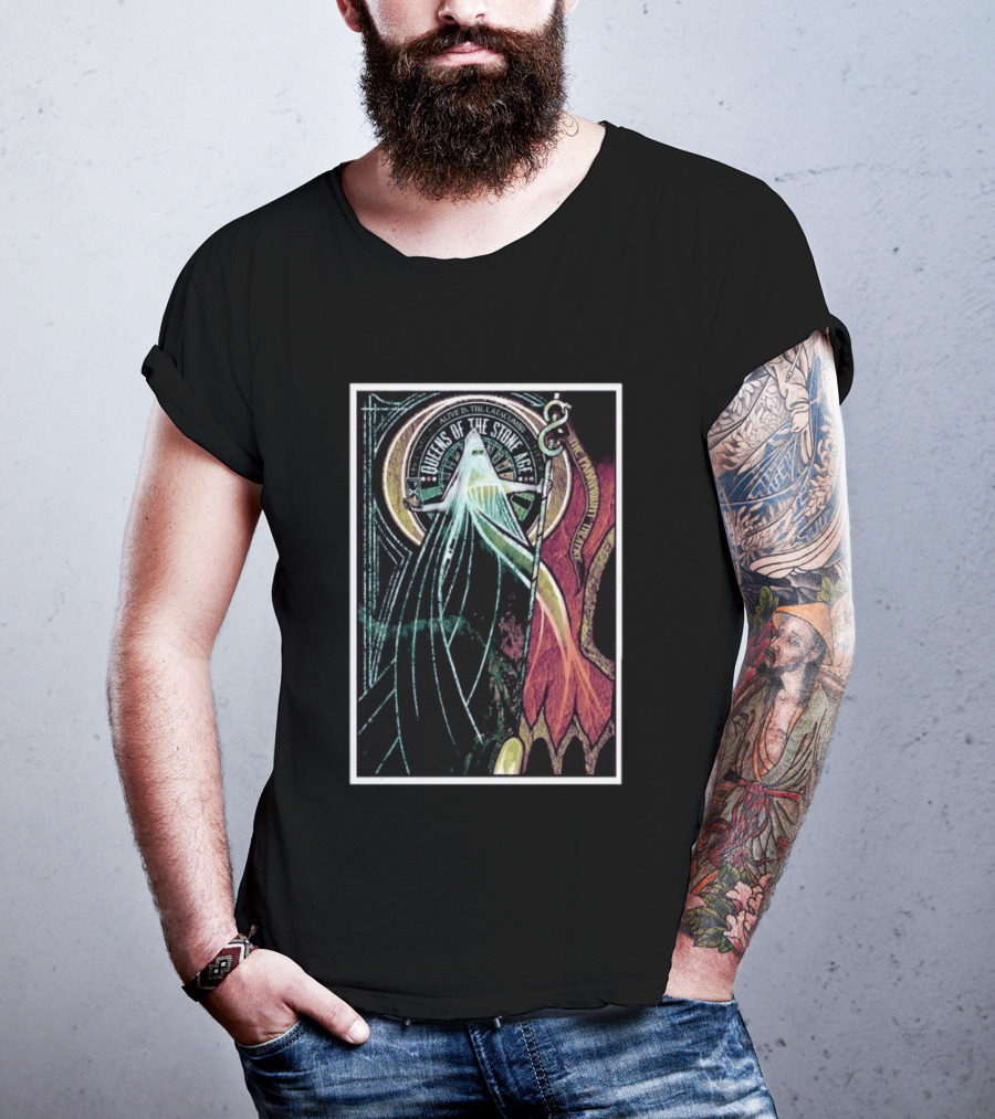 Queens Of The Stone Age Alive In The Catacombs Tour Seattle April 29 2026 T-Shirt