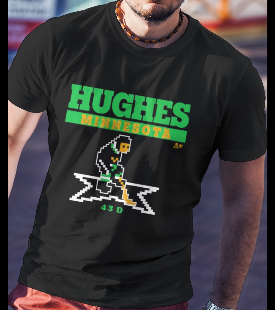 Hughes Minnesota Vintage 43 Hockey T-Shirt