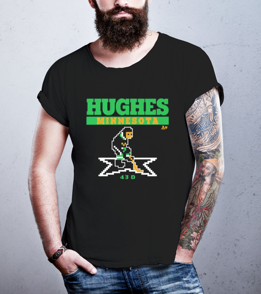 Hughes Minnesota Vintage 43 Hockey T-Shirt