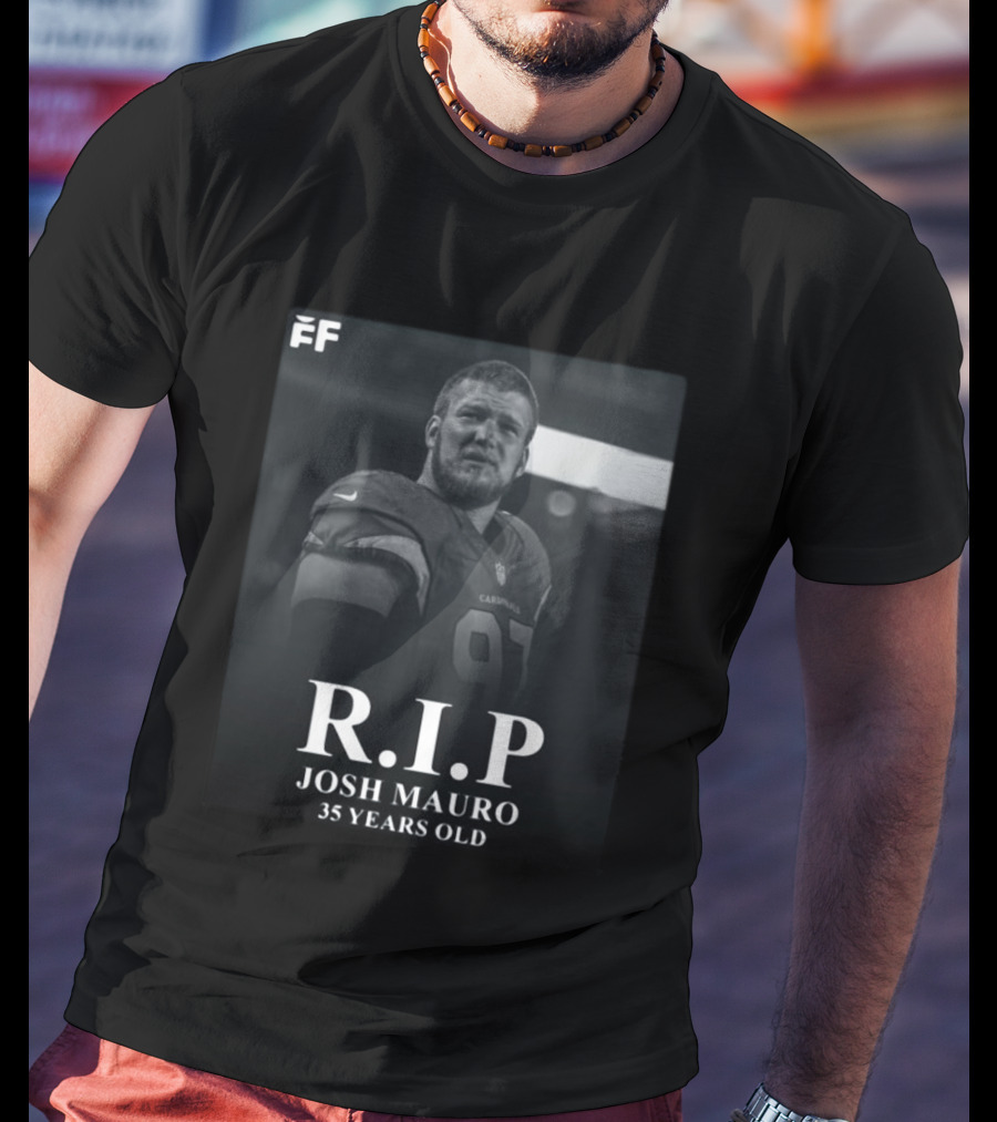 RIP Josh Mauro 97 Cardinals Tribute FF Logo 35 Years Old T-Shirt