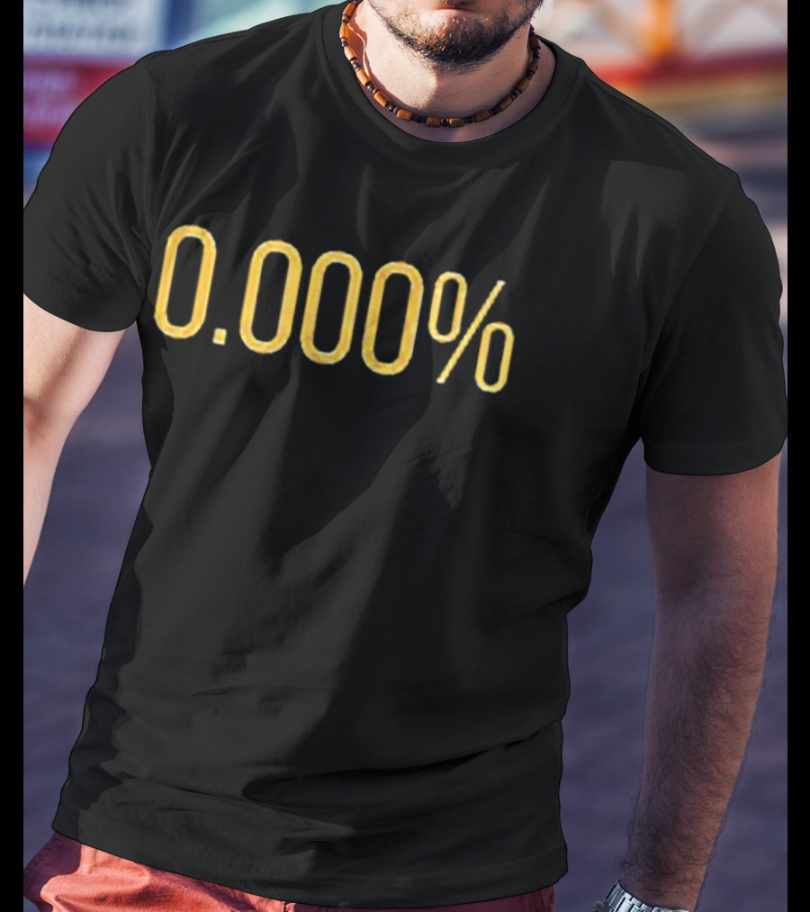 Ryan Whitney 0.000% Bold Yellow T-Shirt