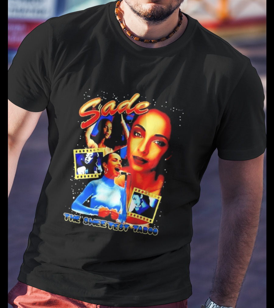 Sade The Sweetest Taboo Music Icon Montage T-Shirt