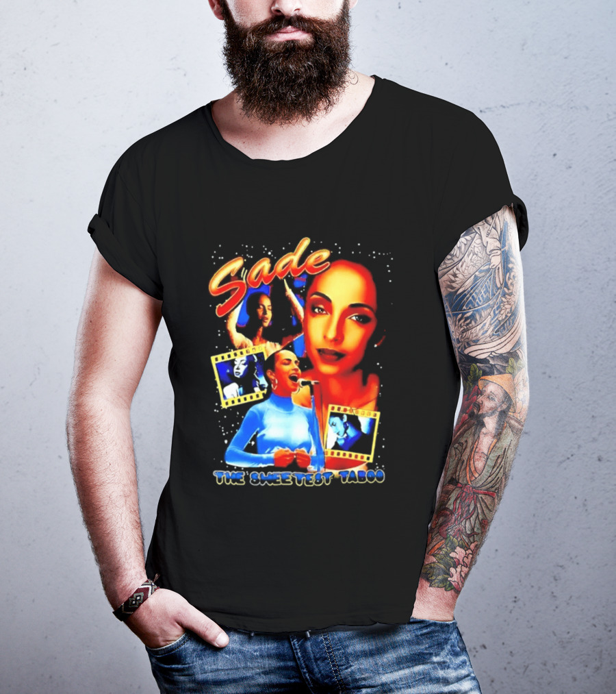 Sade The Sweetest Taboo Music Icon Montage T-Shirt