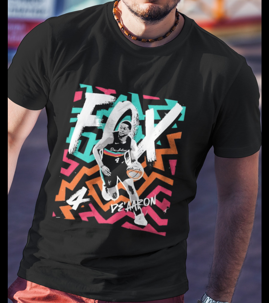 San Antonio Spurs Keldon Johnson Fox 4 De'aaron 2026 T-Shirt