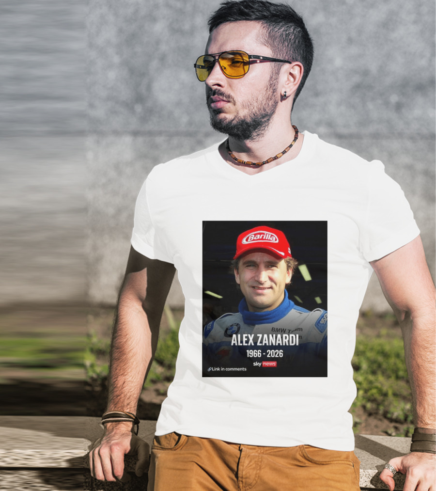 Die Sportwelt Trauert Um Ein Ganz Großes Vorbild Ruhe In Frieden Alex Zanardi 1966 2026 BMW Team Racing Sky News Barilla T-Shirt
