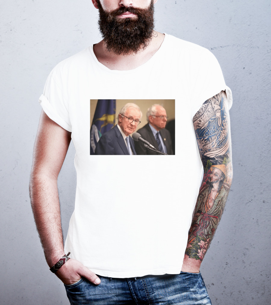 Donald W. Riegle Michigan Political Legacy Speaker Event With Bernie Sanders T-Shirt