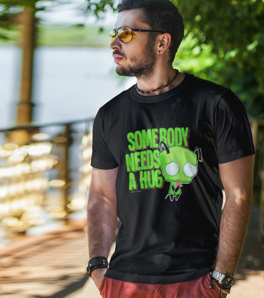 Somebody Needs A Hug Gir Invader Zim T-Shirt