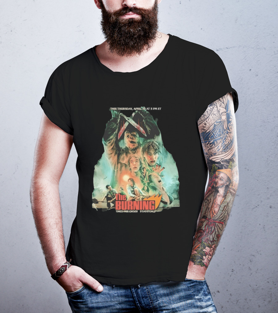 The Burning Cropsy's Revenge Horror Movie Timed Pre Order 5 Days Only T-Shirt