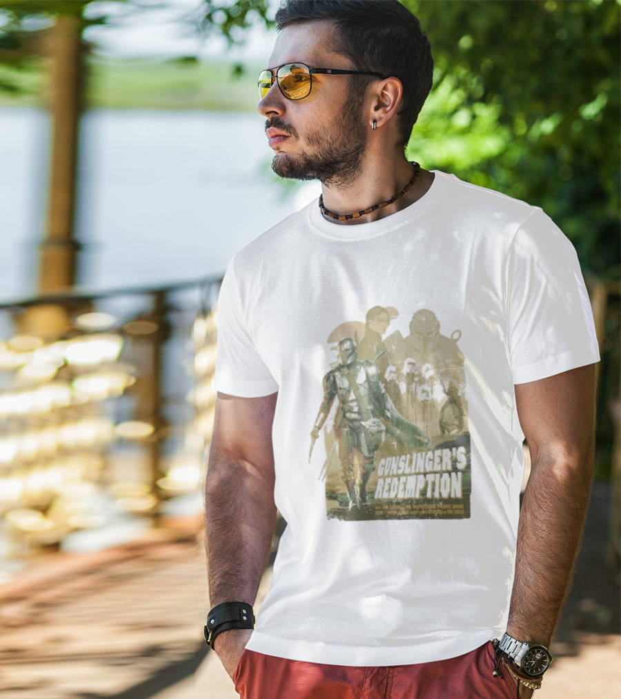 Gunslinger's Redemption Star Wars Heroes Villains 2026 Mandalorian Boba Fett Fennec Shand T-Shirt