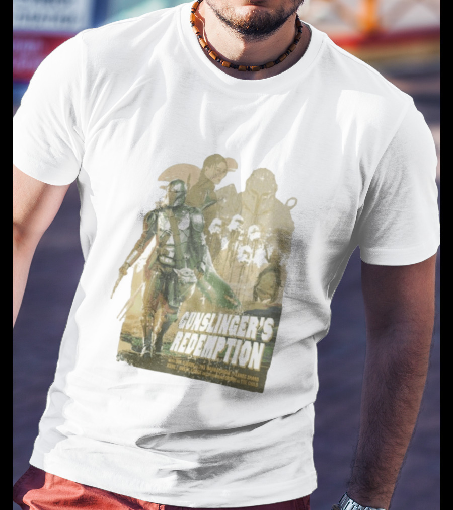 Gunslinger's Redemption Star Wars Heroes Villains 2026 Mandalorian Boba Fett Fennec Shand T-Shirt