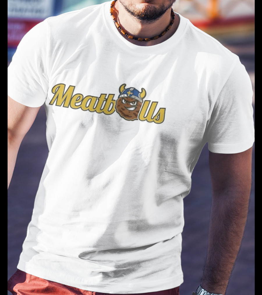 KC Cougars Swedish Meatballs Viking Helmet T-Shirt