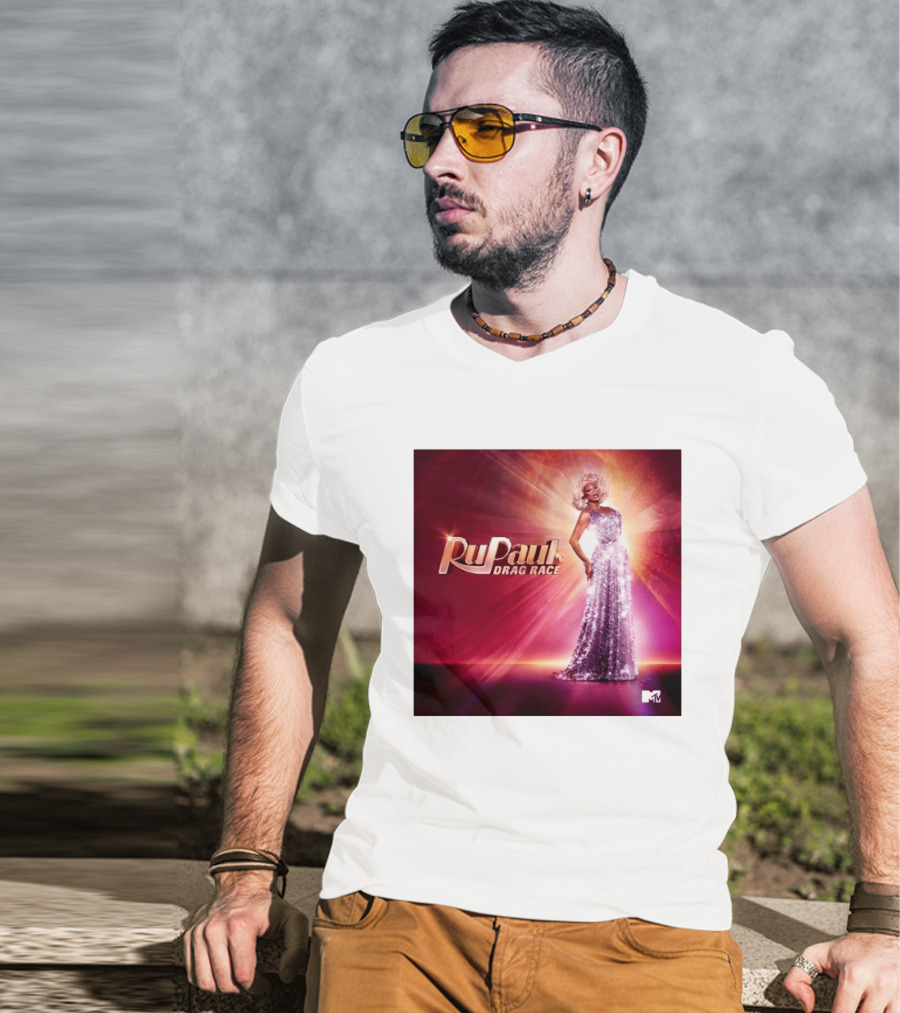 RuPaul's Drag Race Season 18 2026 MTV Bright Lights Glamor And Elegance T-Shirt