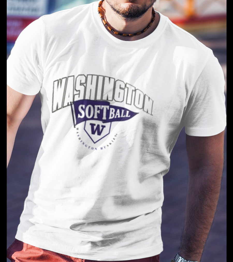 Washington Softball W Huskies Team Spirit T-Shirt
