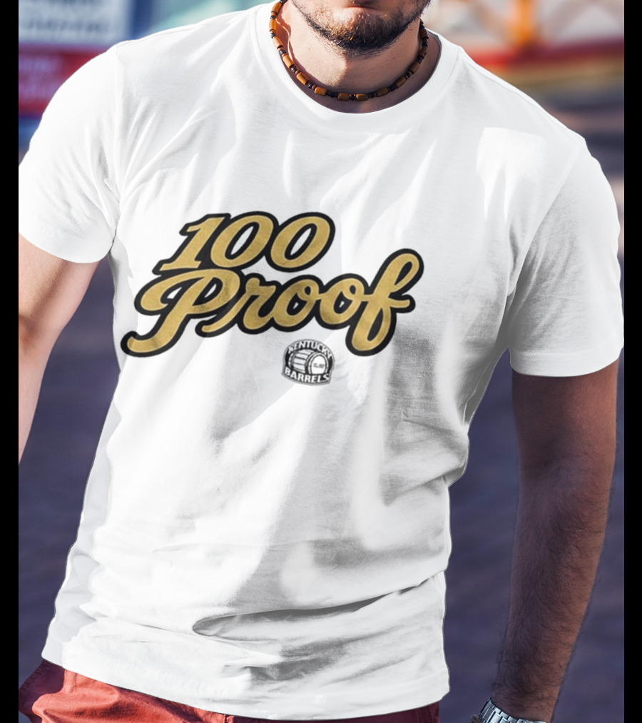 100 Proof Kentucky Barrels Football T-Shirt