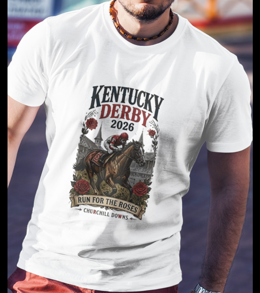 Kentucky Derby 2026 Run For The Roses Churchill Downs T-Shirt
