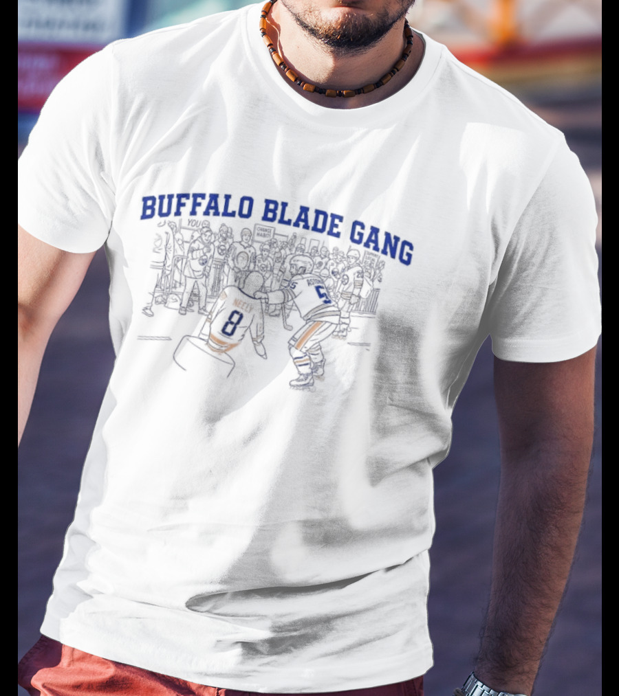 Buffalo Sabres Players Buffalo Blade Gang Hockey Team Spirit T-Shirt