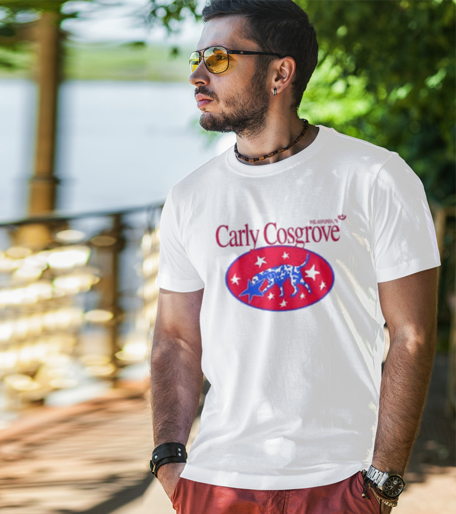 Carly Cosgrove Dog Oval Star T-Shirt